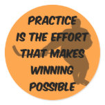 Hockey Round Sticker