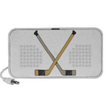 Hockey Sticks Laptop Speakers