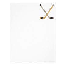 Hockey Sticks Letterhead Template