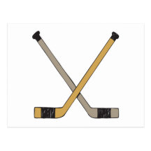 Hockey Sticks Post Cards