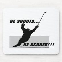 Hockey T-shirts and Gifts. Mouse Mat