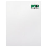 hockey text green letterhead