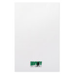 hockey text green stationery
