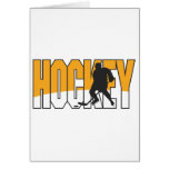hockey text orange cards