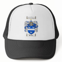 HODGES FAMILY CREST -  HODGES COAT OF ARMS TRUCKER HATS
