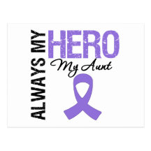 Hodgkin's Disease Aunt Always My Hero Post Card