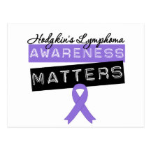 Hodgkin's Disease Awareness Matters Postcards