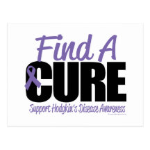Hodgkin's Disease Find A Cure Post Cards