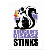 Hodgkin's Disease Stinks Post Card