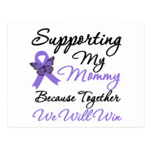 Hodgkin's Disease Supporting Mommy Post Cards