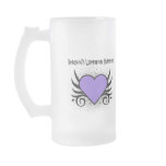 Hodgkin's Disease Survivor Heart Tattoo Mugs