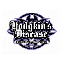 Hodgkin's Disease Tribal Postcard
