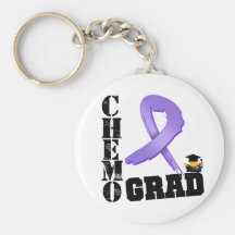 Hodgkin's Lymphoma Chemo Grad Key Chains