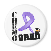 Hodgkins Lymphoma Chemo Grad Fridge Magnet