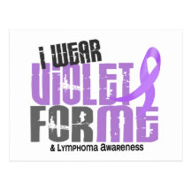 Hodgkins Lymphoma I Wear Violet For ME 6.2 Post Cards