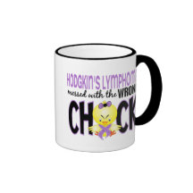 Hodgkins Lymphoma Messed With The Wrong Chick Mugs
