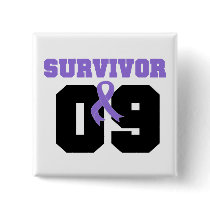 Hodgkins Lymphoma Survivor 09 Years Pins