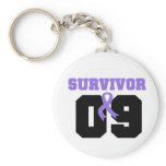 Hodgkins Lymphoma Survivor 09 Years keychains