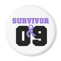 Hodgkins Lymphoma Survivor 09 Years Magnets
