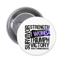 Hodgkin's Lymphoma Survivor I Won Pinback Button