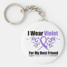 Hodgkins Lymphoma Tribal Ribbon For My Best Friend Key Chain