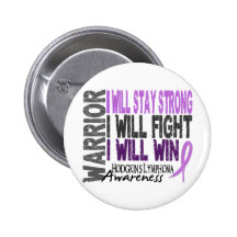 Hodgkins Lymphoma Warrior Pins