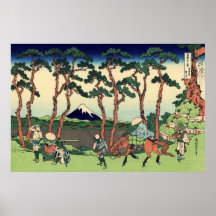 Hodogaya sur le Tōkaidō Poster