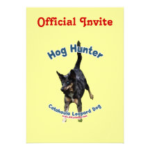 Hog Hunter Catahoula Dog Announcements