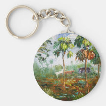 Hog Hunting in Florida Key Chains