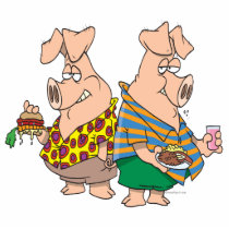 hogs pig out pigs funny cartoon photo cut out