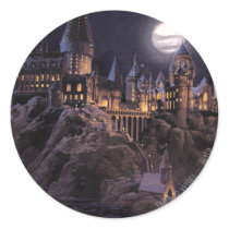 Hogwarts Boats To Castle Round Stickers