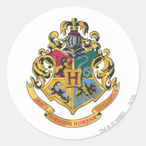 Hogwarts Crest Full Colour Sticker
