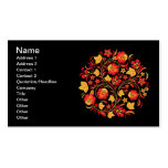 Hohloma Red and Yellow Business Card