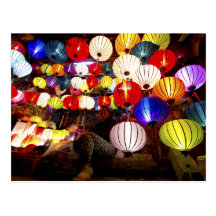 Hoi An Lantern Lady Postcard