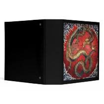 Hokusai Dragon Binder