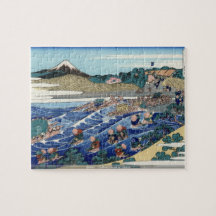 Hokusai - Fuji de Kanaya sur Tokaido Puzzle