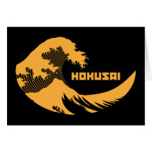 Hokusai - la grande vague cartes de vœux