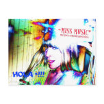 HOLA!! (CAMERA TIME WITH MISS MUSIC* Postcard