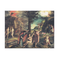 Holbein Allegory Postcard