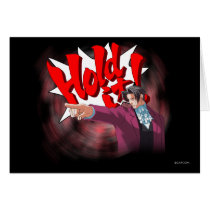 Hold It! Miles Edgeworth Greeting Cards