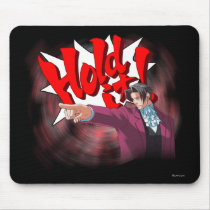 Hold It! Miles Edgeworth Mousepads