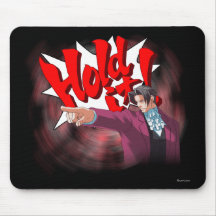 Hold It! Miles Edgeworth Mousepads
