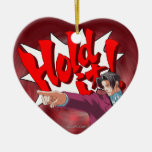 Hold It! Miles Edgeworth Ornaments
