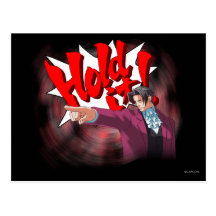 Hold It! Miles Edgeworth Postcards