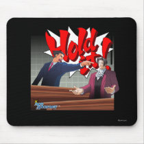 Hold It! Phoenix Wright & Miles Edgeworth Mousepad