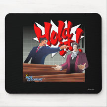Hold It! Phoenix Wright & Miles Edgeworth Mousepad