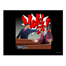 Hold It! Phoenix Wright & Miles Edgeworth Postcard