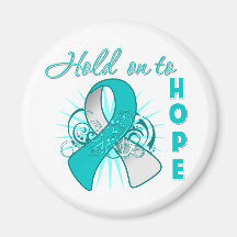 Hold On To Hope - Cervical Cancer Magnet
