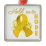 Hold On To Hope - Childhood Cancer Ornaments