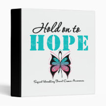 Hold On To Hope Hereditary Breast Cancer 3 Ring Binders